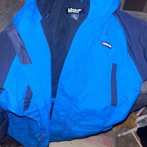Lands' End Vibrant Blue Outerwear